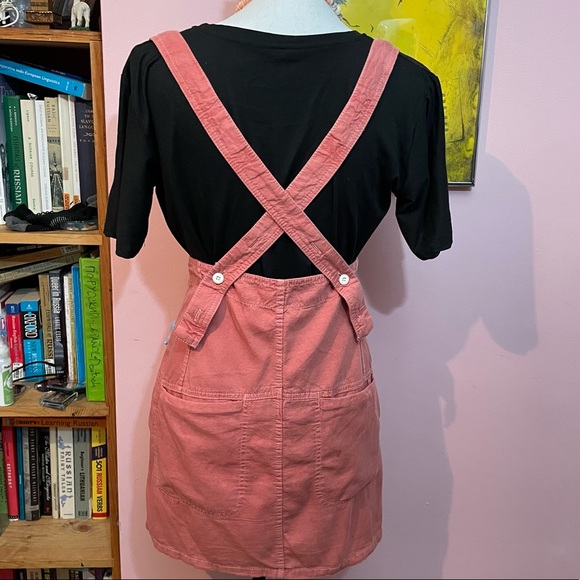 Free People Forever Young Suspender Coral Jumper - Picture 7 of 13